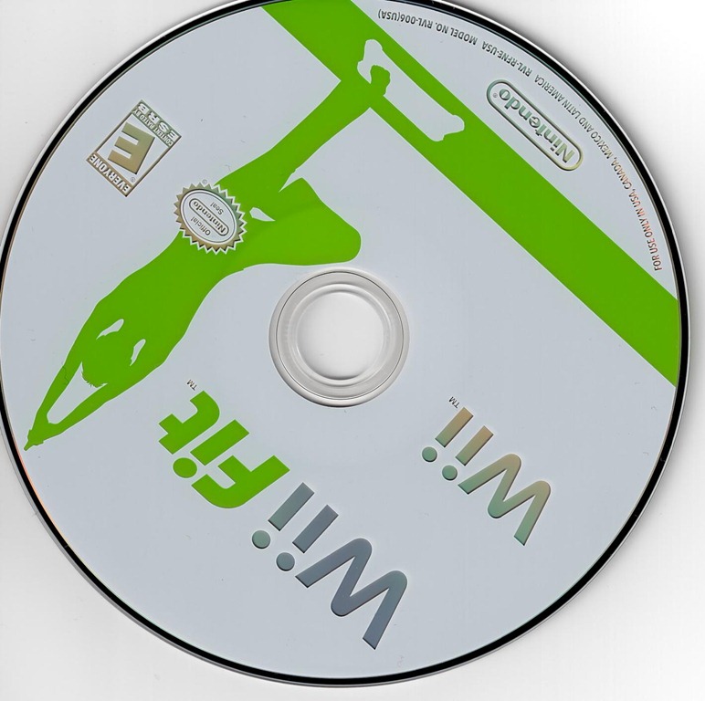 wii fit game disc